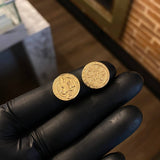 Herraje San Benito 1.05gr / 1.5cm Tambor Oro Amarillo