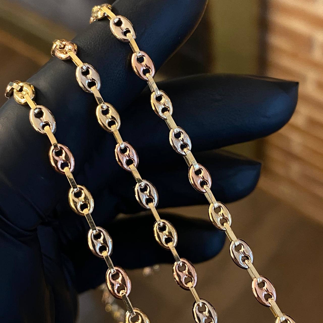 Cadena GC 8.2gr / 60cm / 4mm Tres Oros*