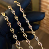 Cadena GC 8.2gr / 60cm / 4mm Tres Oros*