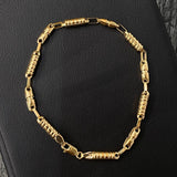 Pulso Rustico Barril 5.55gr / 21cm / 4.2mm Oro Amarillo