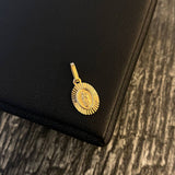 Dije Virgen Guadalupe 0.8gr Diamantada Oro Amarillo