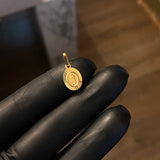 Dije Virgen Guadalupe 0.8gr Diamantada Oro Amarillo