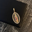Dije Virgen Guadalupe 3.85gr / 3.8cm Circones Blancos Azules Fucsias Oro Amarillo