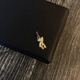 Dije Oso 0.4gr / 1.9cm Soplado Oro Amarillo