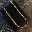 Pulso Rustico Escamado 4.85gr / 21cm / 4.5mm Oro Amarillo