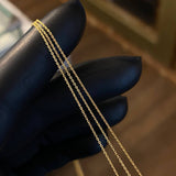 Cadena Aro Seguido 0.8gr / 40cm Oro Amarillo +2
