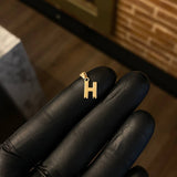 Dije Letra H 0.35gr / 1.5cm Liso Oro Amarillo