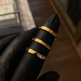 Anillo CT 2.1gr T7 1/4 Liso Oro Amarillo