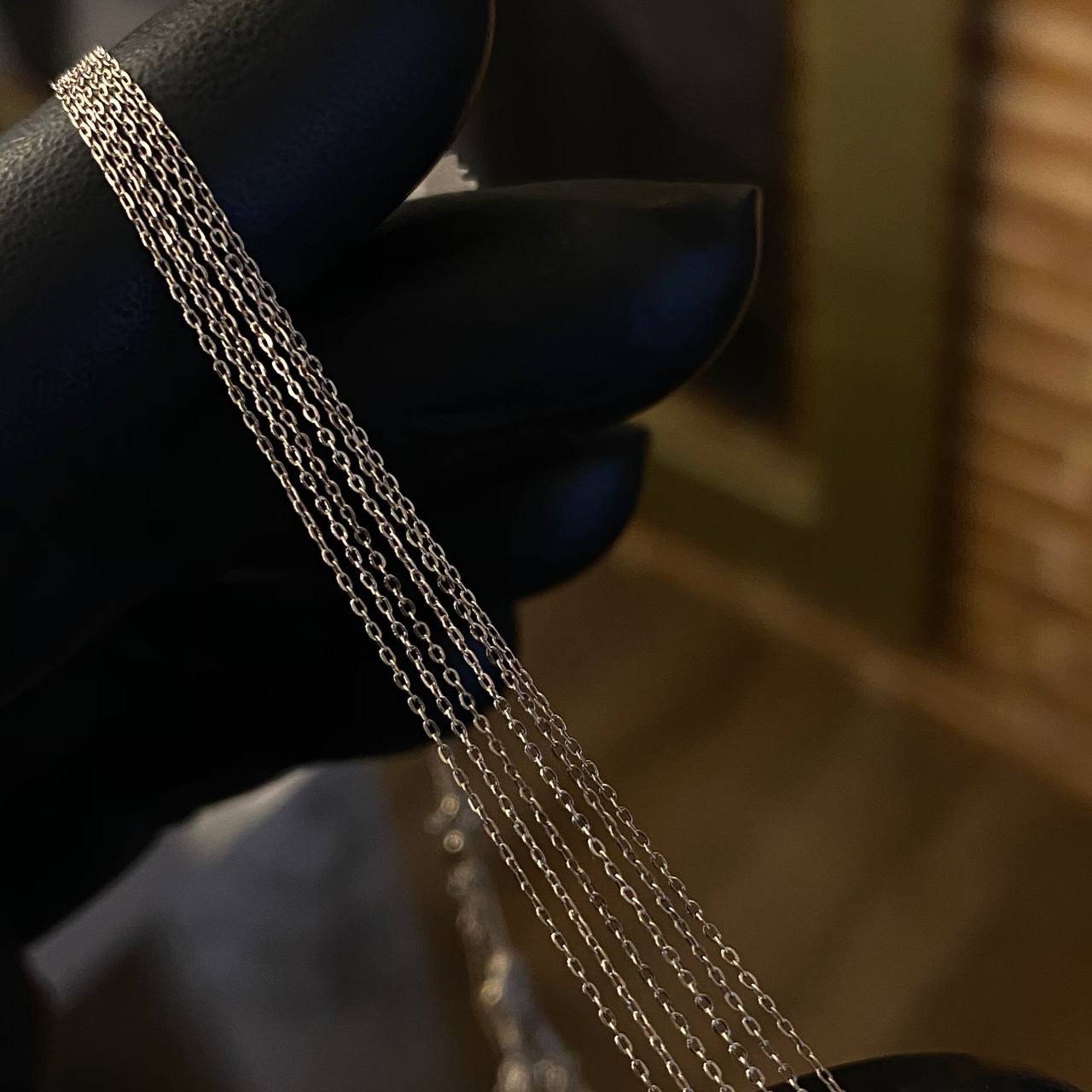 Cadenas Aro Seguido 0.45gr / 40cm Oro Blanco +2