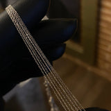 Cadenas Aro Seguido 0.45gr / 40cm Oro Blanco +2