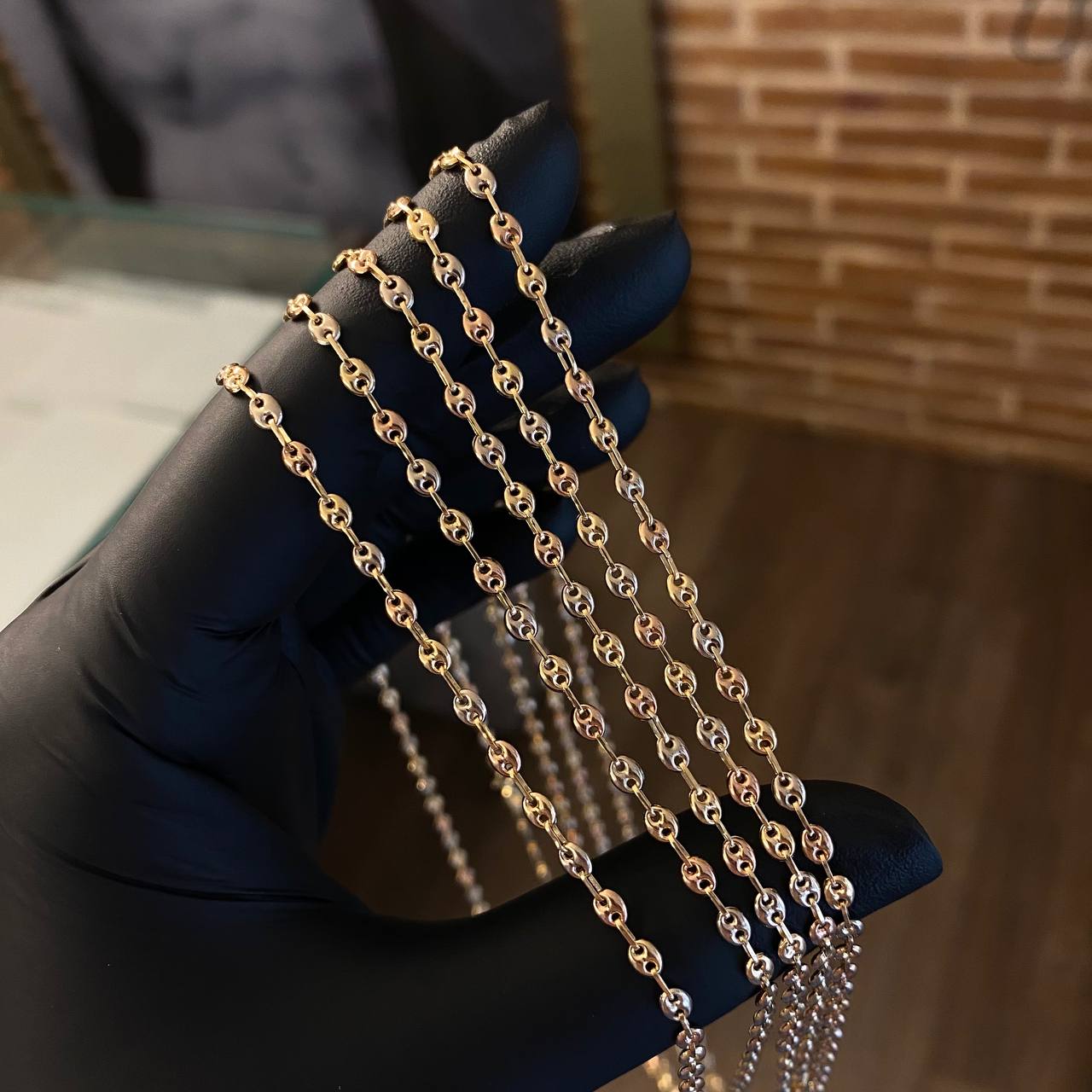 Cadena GC 5.3gr / 50cm Tres Oros*