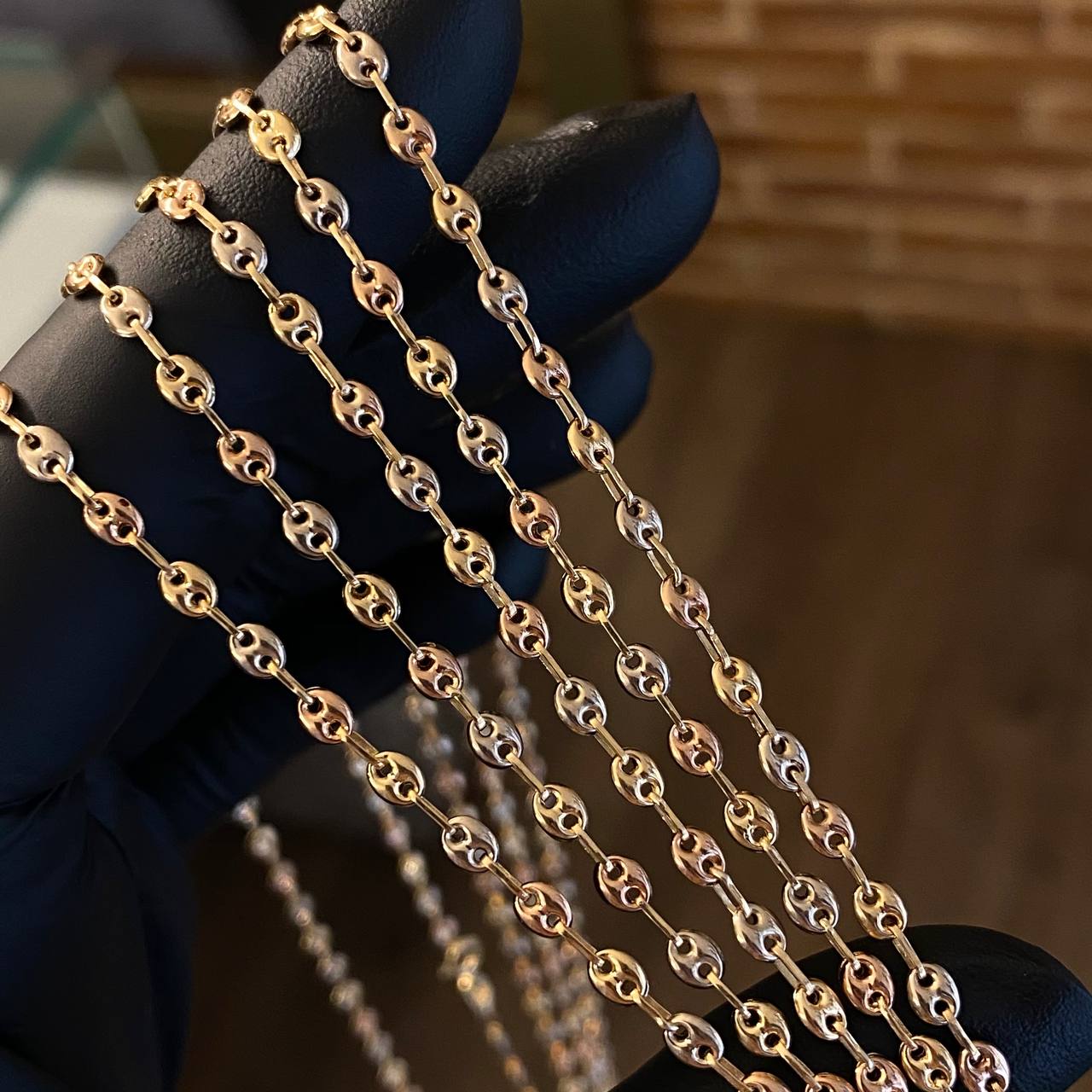 Cadena GC 5.3gr / 50cm Tres Oros*