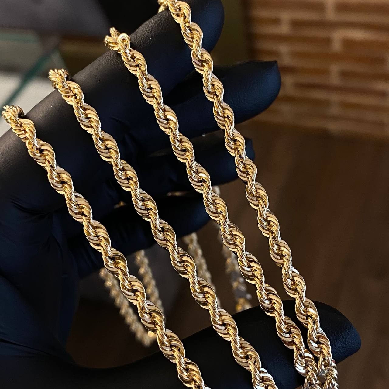 Cadena Lazo 10gr / 60cm Oro Amarillo +3