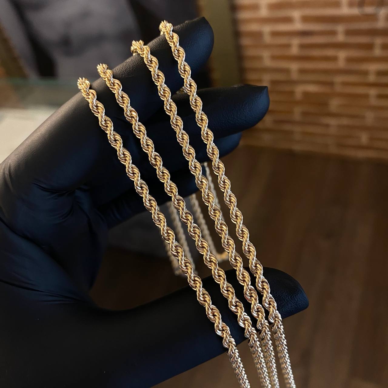 Cadena Lazo 6.85gr /50cm Oro Amarillo +2