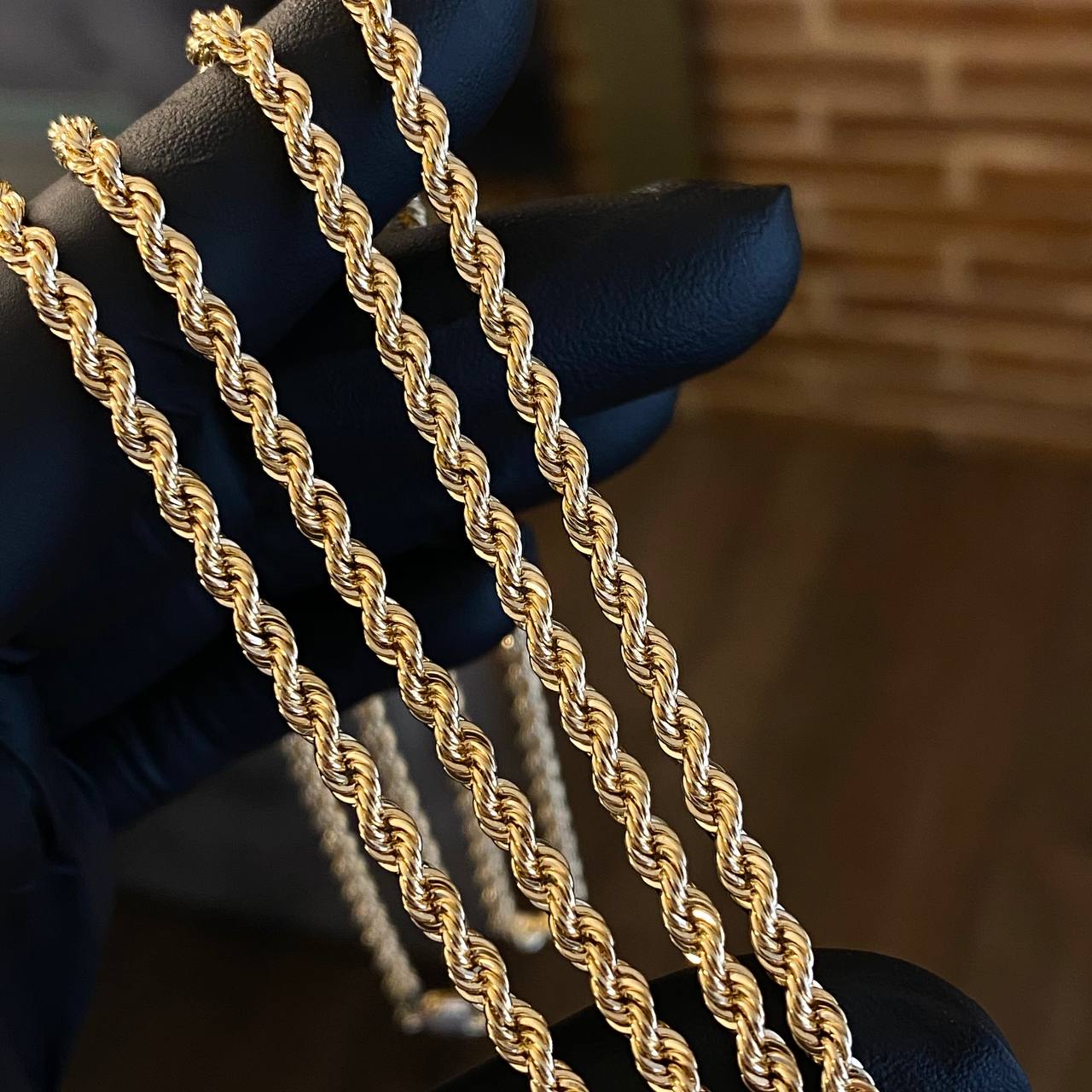 Cadena Lazo 6.7gr /50cm Oro Amarillo +2