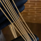 Cadena Cubana Tibetana 0,9 gr / 50cm / 1mm Oro Amarillo +1 (Imperfecta)