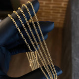 Cadena Roll-On 2.3gr / 60cm Oro Amarillo +2*