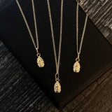 OFERTA!! Set Cadena Cubana 1.9gr/60cm + Dije Virgen Guadalupe 0.25gr/1.5cm Silueta Oro Amarillo