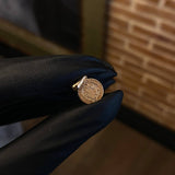 Dije San Benito 1.3gr / 1.6cm Oro Rosa