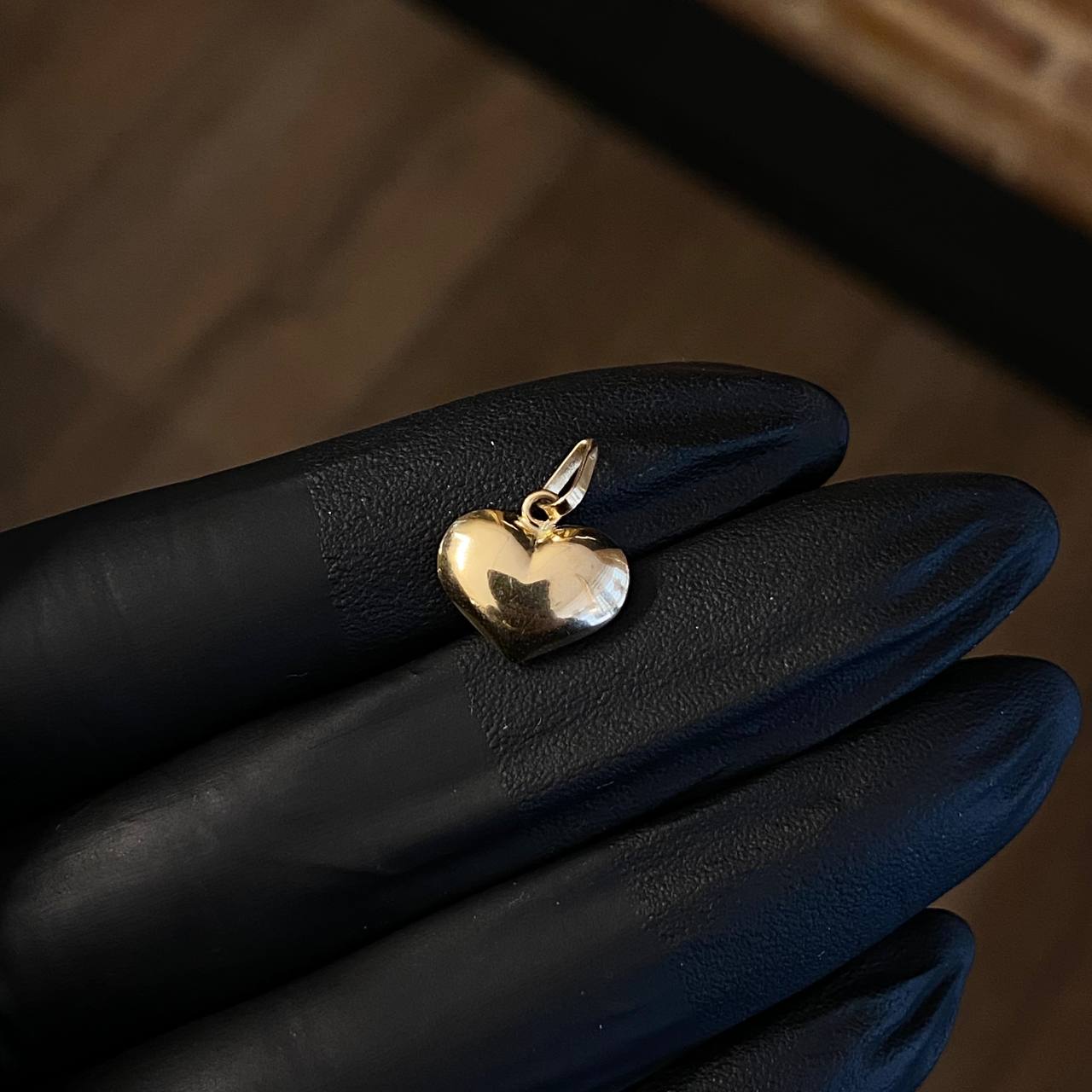 Dije Corazon 0.45gr / 1.5cm Troquelado Oro Amarillo