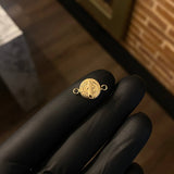 Herraje San Benito 0.7gr / 1.7cm Troquelado Oro Amarillo