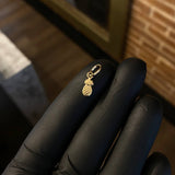 Dije Piña 0.5gr / 1.6cm Troquelado Oro Amarillo