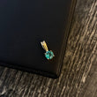Dije Piedra 1.05gr / 1.3cm Esmeralda 44pts Oro Amarillo (Joya)*