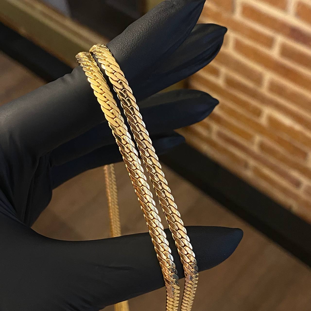 Cadena Serpiente 12.7gr / 60cm / 4mm Oro Amarillo +3