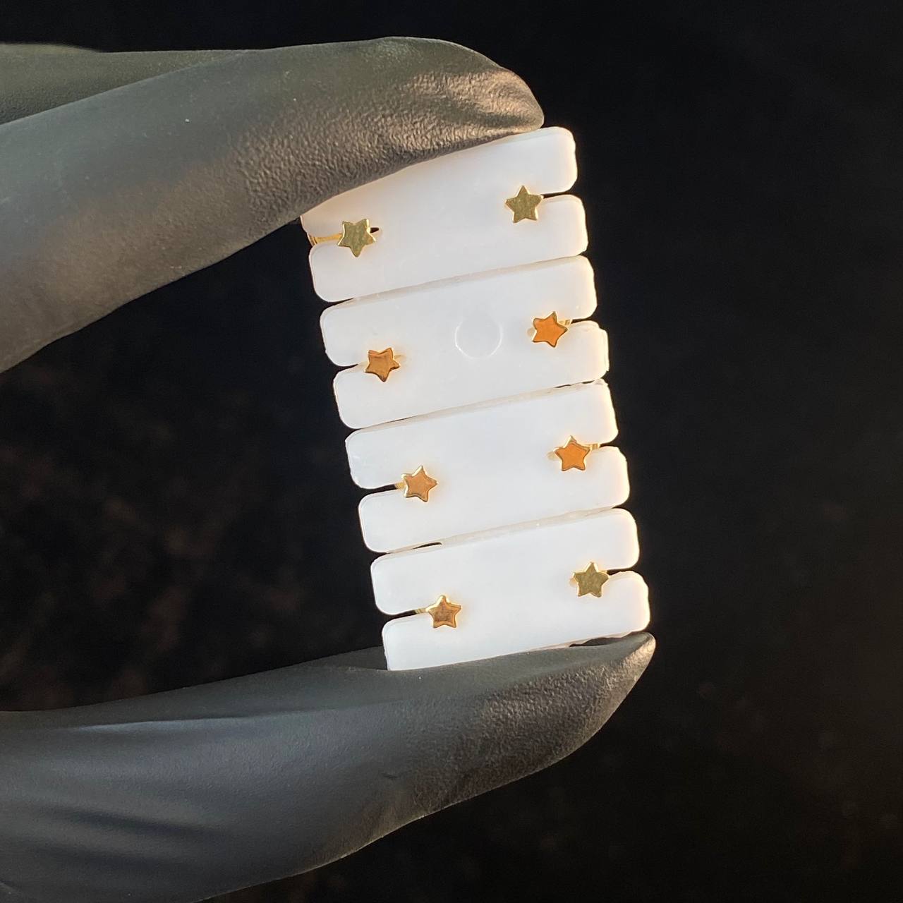 Topos Estrella 0.45gr Lisa Oro Amarillo
