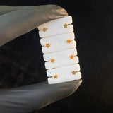 Topos Estrella 0.45gr Lisa Oro Amarillo