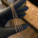 Cadena Aro Seguido 1.45gr / 40cm / 2mm Oro Rosa +3