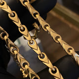 Cadena Rustica Espiga 29.5gr / 65cm Oro Amarillo