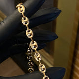 Cadena GC 21.45gr / 60cm / 7mm Diamantada Oro Amarillo