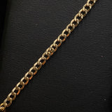 Pulso Cubano 2.75gr / 20cm / 2.7mm Oro Amarillo +1 (Imperfecto)