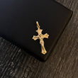 Dije Cristo Cruz Florenzada 3.25gr / 3.3cm Oro Amarillo