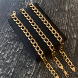 Pulso Cubano 9.25gr / 21.5cm Oro Amarillo +0