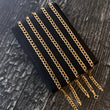 Pulso Cubano 2.75gr / 20cm / 2.7mm Oro Amarillo +1 (Imperfecto)