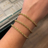Pulso Lazo 4.45gr / 21.5cm / 3.8mm Oro Amarillo +3