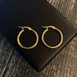 Candongas 1.7gr / 2.3cm Tubular Oro Amarillo Jass