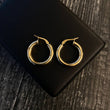 Candongas 3.3gr / 2.3cm Tubular Oro Amarillo Jass