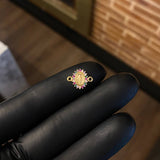 Herraje Virgen Milagrosa 0.5gr / 1.3cm Circones Rojos Rosa Oro Amarillo