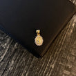 Dije Virgen Milagrosa 0.6gr / 1.5cm Circones Rosa Oro Amarillo