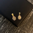 Dije Virgen Milagrosa 0.6gr / 1.5cm Circones Colores Verdes Celestes Oro Amarillo