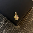 Dije Virgen Milagrosa 0.75gr / 1.5cm Circones Blancos Azules Fucsias Oro Amarillo