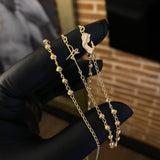 Cadena Tipo Denario Fe Virgen Maria 6.1gr / 46cm / 3mm Bola Diamantada Oro Amarillo