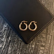 Candongas 1.2gr / 1.5cm Espiral Oro Rosa Emmi