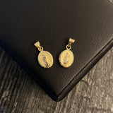 Dije Virgen de Guadalupe 0.45gr / 1.6cm Troquelado Oro Amarillo
