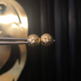 Topos Media Bola 10mm 1.45gr Diamantada Oro Amarillo