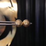 Topos Media Bola 9mm 1.2gr Diamantada Oro Amarillo*