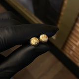 Topos Media Bola 8mm 1gr Diamantada Oro Amarillo*